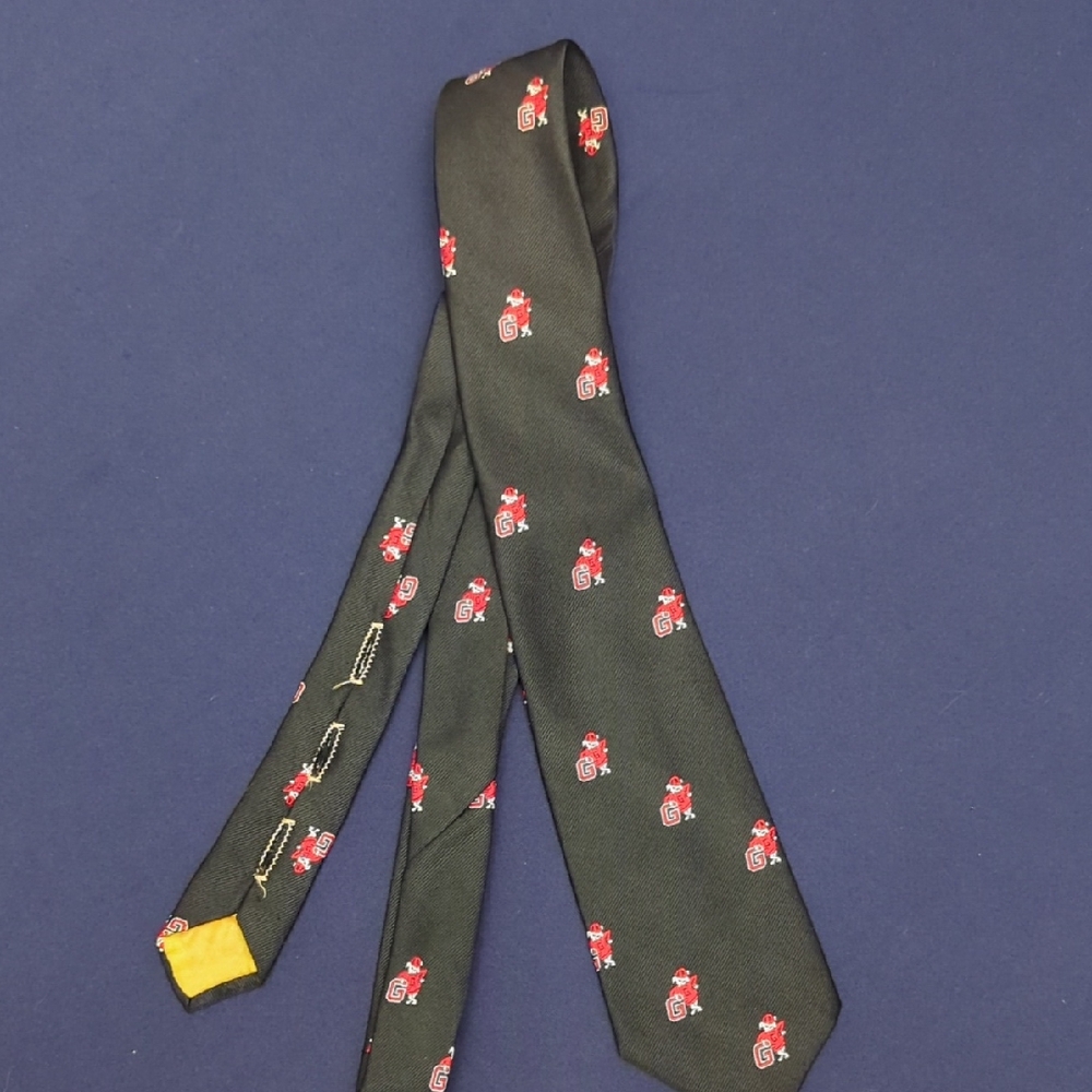 Vintage University Of Georgia Prince Consort Button-down Tie